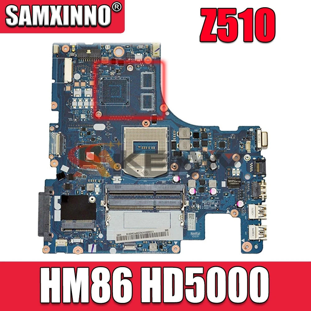 

Материнская плата Akemy AILZA NM-A181 Rev 1,0 для lenovo ideapad Z510 15,6 ''материнская плата для ноутбука HM86 HD5000 Graphics