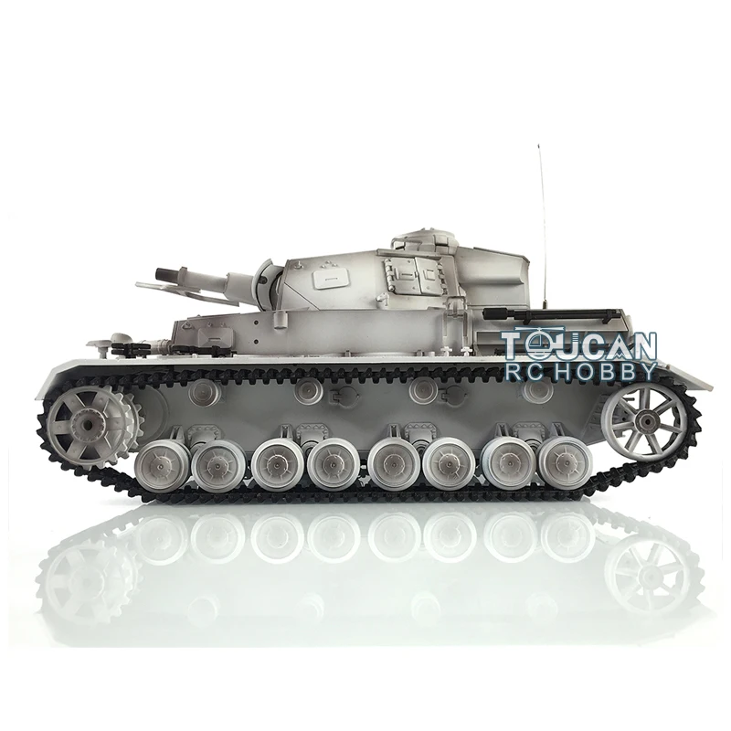 

Outdoor Toys Toucan 2.4G Heng Long 1/16 Snow 7.0 Upgraded Panzer IV F RTR Remote Control RC Tank 3858 Metal Tracks TH17390-SMT8