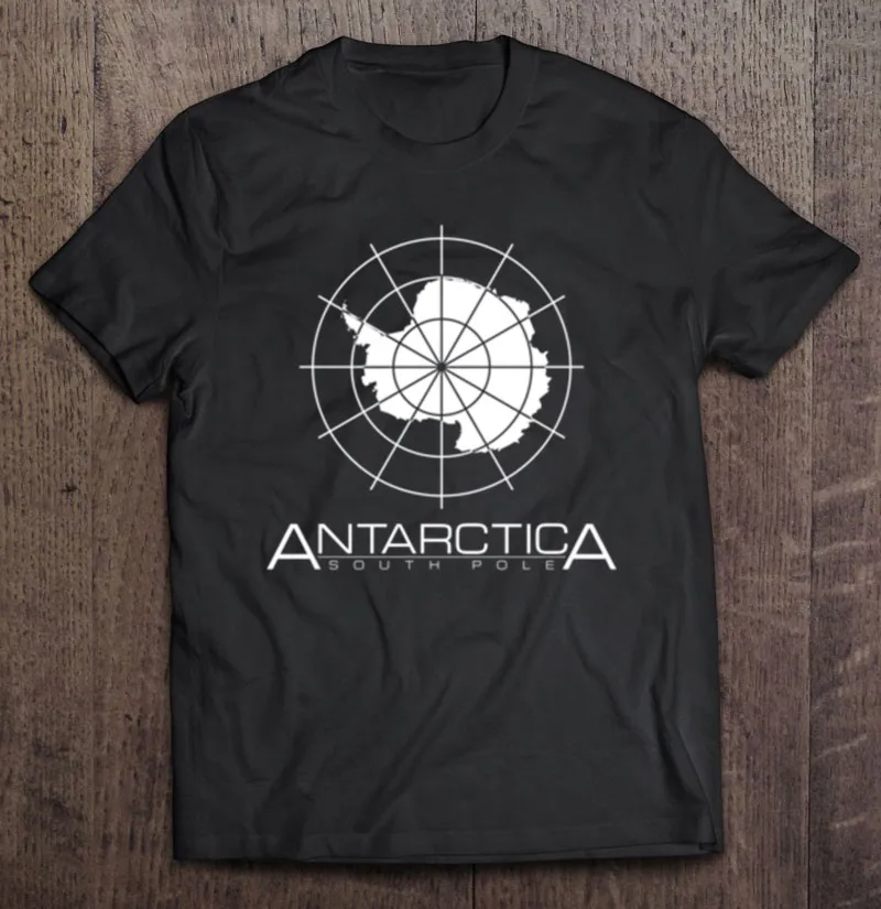 

Футболка оверсайз с изображением Южного полюса Антарктического круга континента, Мужская футболка, женская футболка, Мужская одежда, мужск...