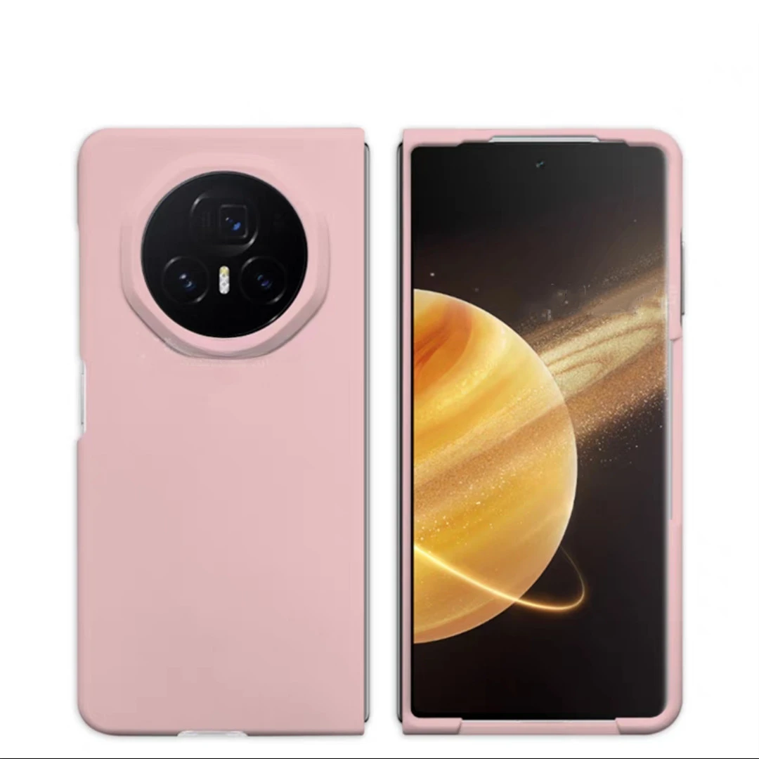 Комплект 2в1 оригинальный жидкий силиконовый чехол для HONOR Magic V3 V2 MagicV3 матовый