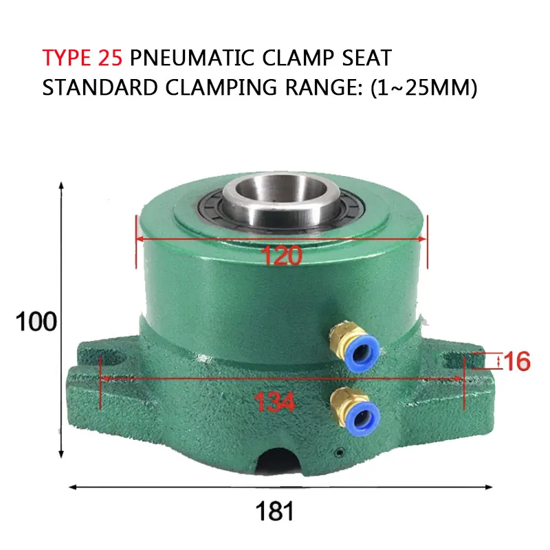 

НОВЫЙ тип 15/20/25/32 горизонтальный пневматический патрон седло инструмента токарный патрон вертикальный зажим зажим