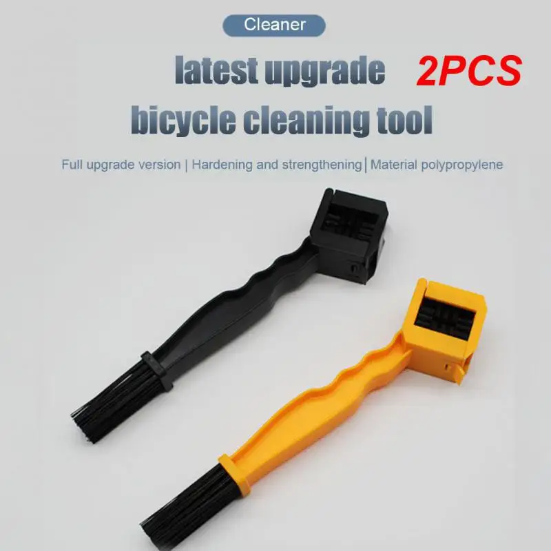 

2PCS Set Motorcycle Chain Clean Brush Plastic Gear Grunge Brush MTB Bike Machine Washer Brush Scrubber Cycling Clean Kit