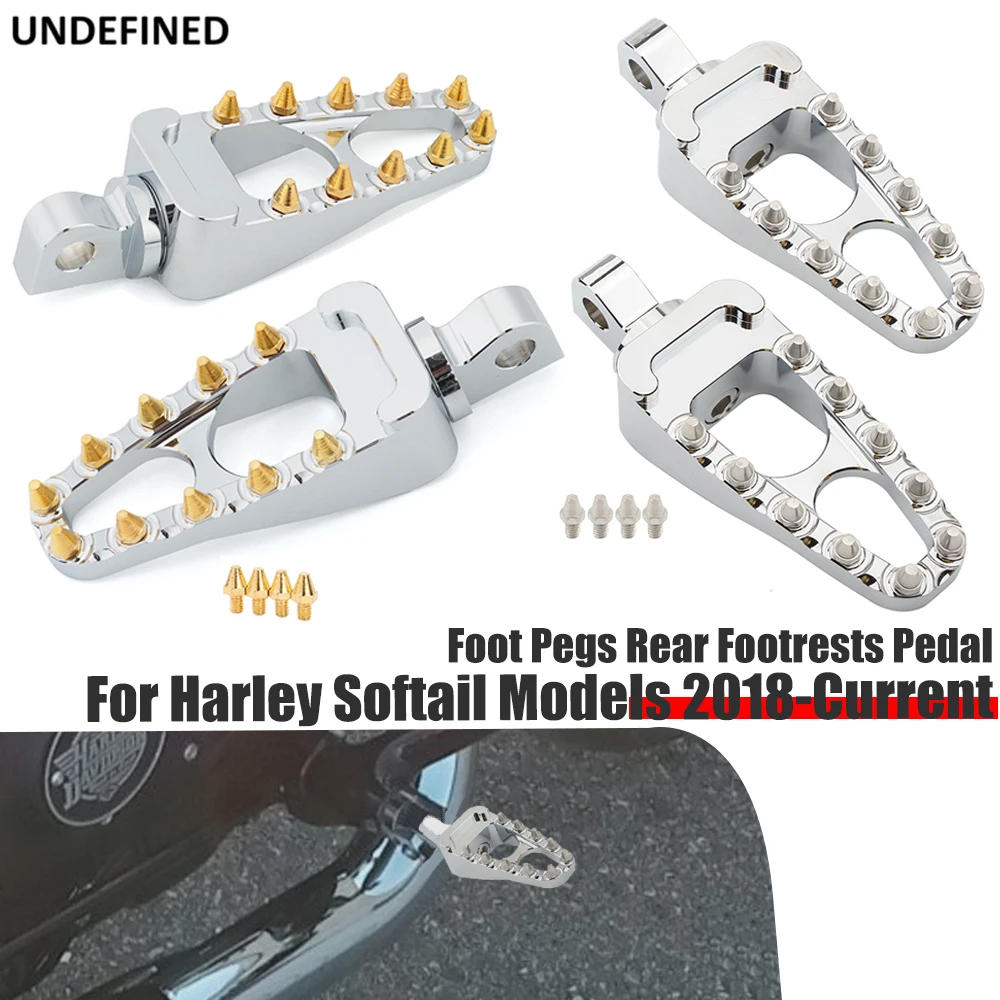 

MX Footpegs for Harley Touring Road Street Glide Dyna Street Bob Sportster 883 Softail Fatboy Foot Peg Chopper Bobber Spike