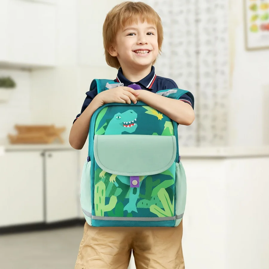 Kids Brand New Cartoon Dinosaur School Bags for Boys Children's Large Orthopedic Backpacks Grade 1-5 Primary Schoolbags Mochilas