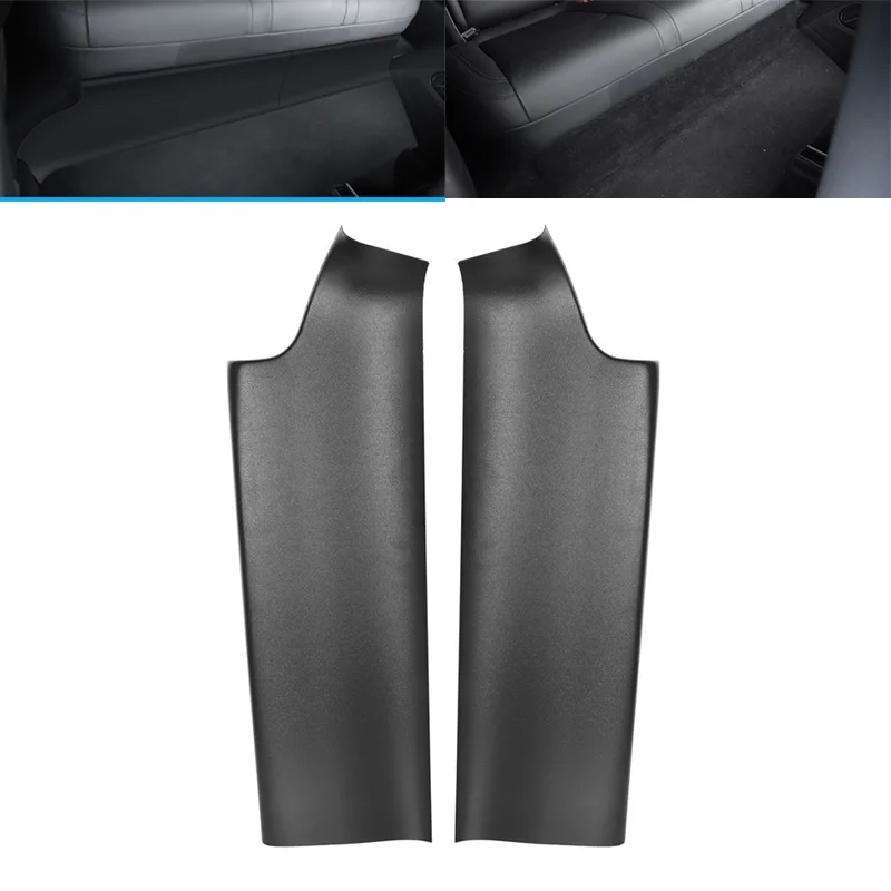 

Modely Dust Pad Passenger Anti-Dirty Kick Mat For Tesla Model Y 2021-2023 Rear Seat Lower Kick Guard Board ABS Auto Interior