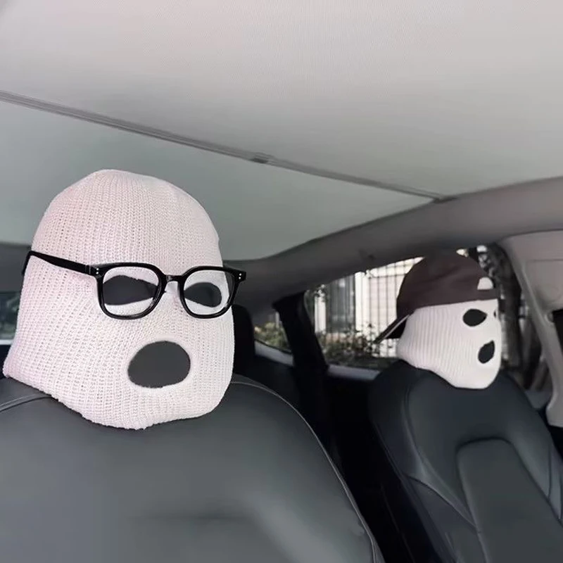 Накидка на сиденье автомобиля ForTesla Model 3/Y Веселый креативный Чехол-подушка для