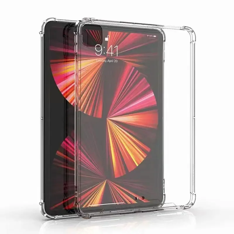 

Case for Samsung Galaxy Tab S8 T870 X700 S6 Lite SM-P610 Shockproof Transparent Protective TPU Case For Samsung Tab A T290 T500