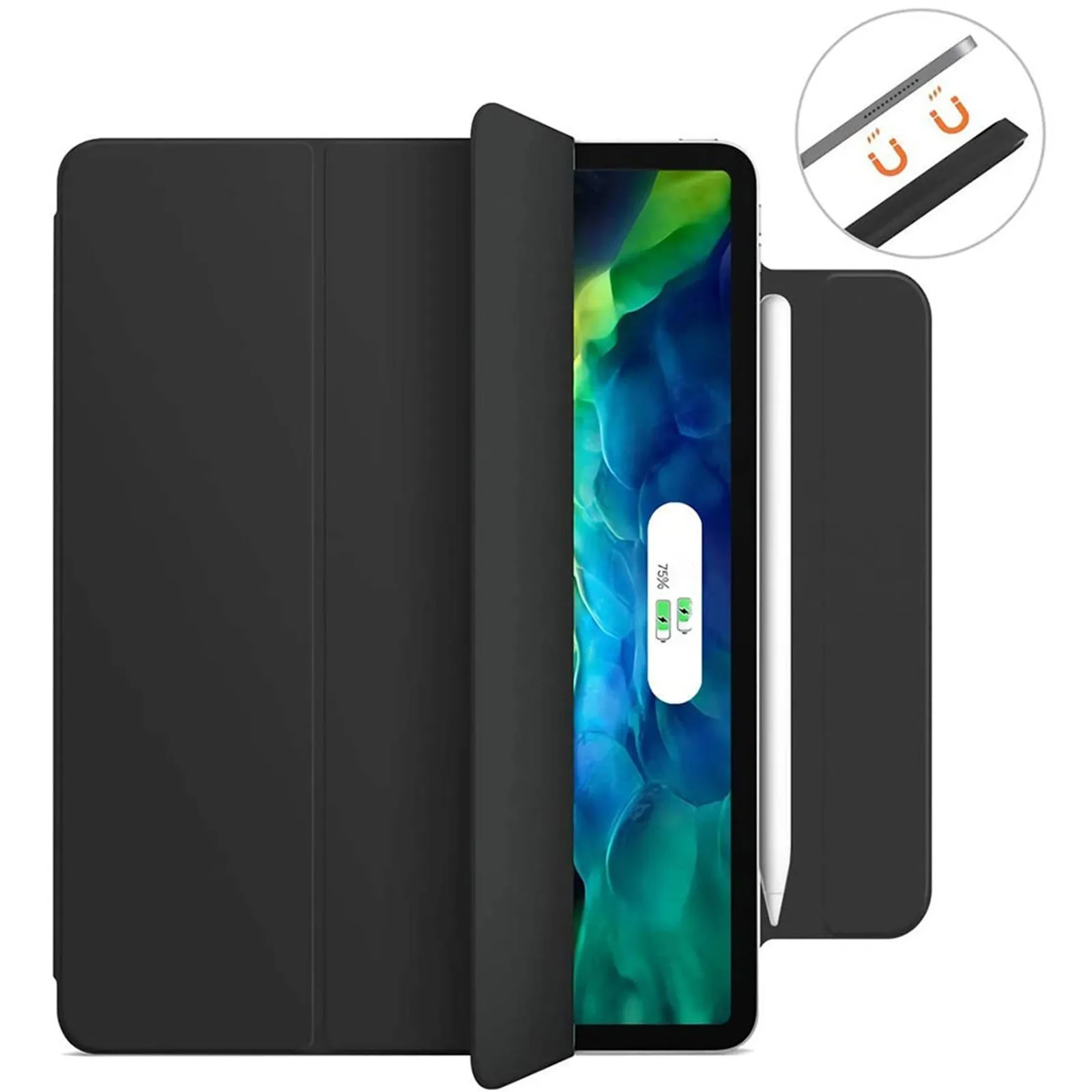 Тонкий Магнитный смарт-чехол из искусственной кожи с подставкой для IPad Pro 11