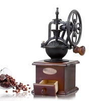 hand cranked bean grinder retro coffee bean grinder manual grinder ceramic pepper grinder home coffee machine
