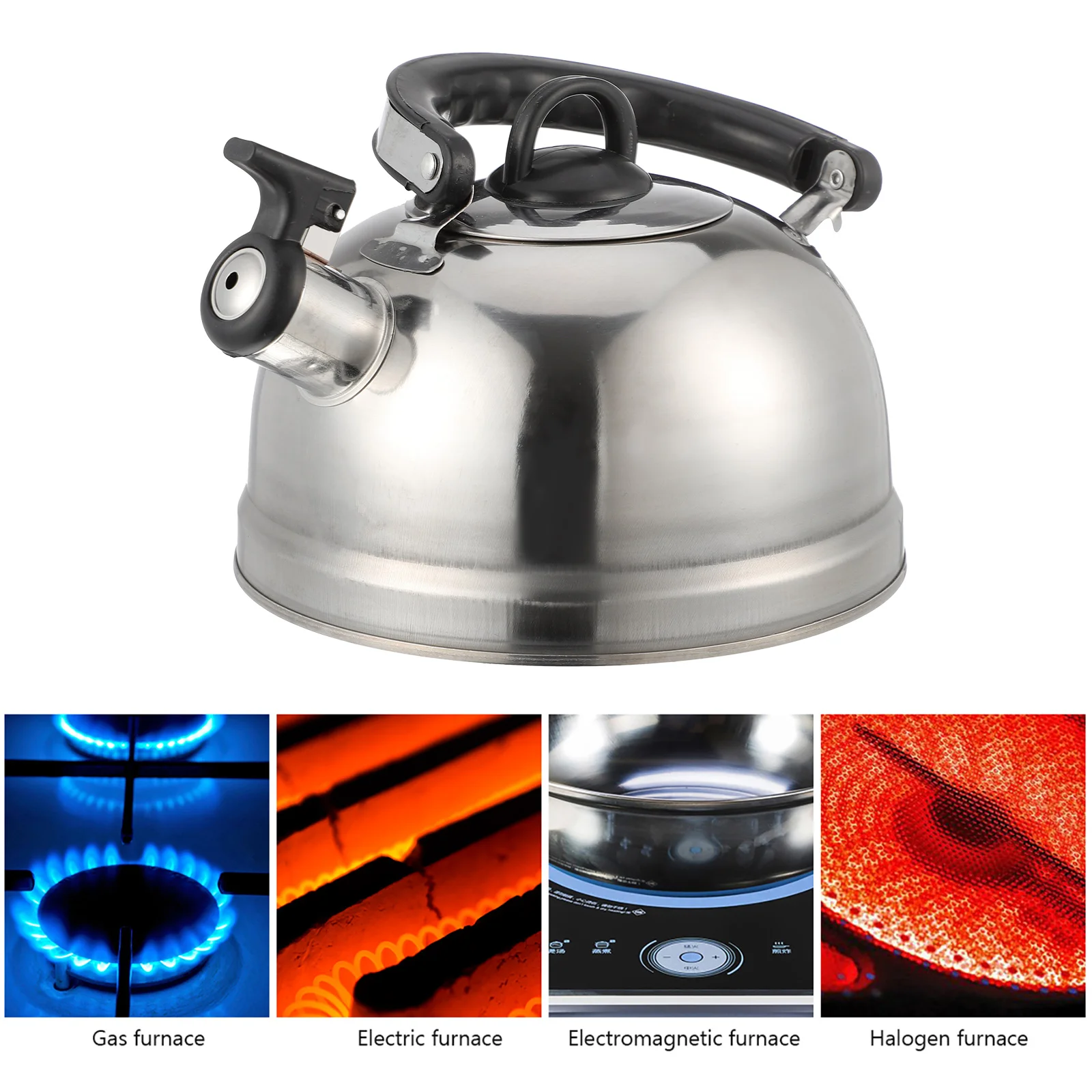 

1 Pc Sounding Teakettle Whistling Tea Pot Coffee Kettle Boiling Stovetop Kettles Gas Whistling Kettle