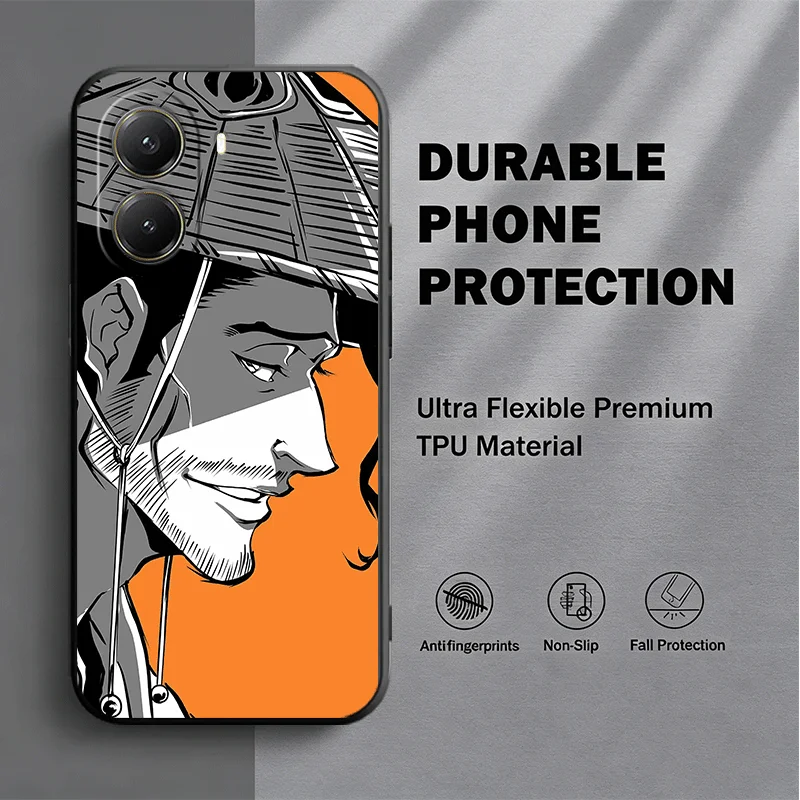 Мягкий чехол для телефона Xiaomi Poco M7 M8 X7 X8 Pro Max X5 X3 Bleach Kyoraku Shunsui X6 M6 M5S F8 F7 Redmi 15 15C 14C 13C 15T 17T Co (art.: 3920dbb0f5e83) - 3920dbb0f5e83