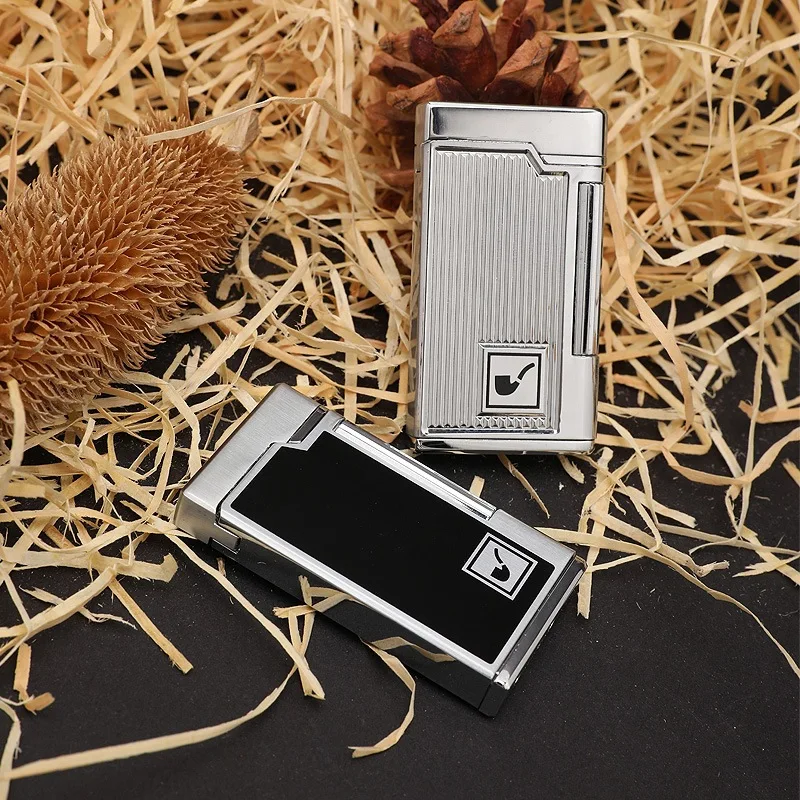 Металлическая зажигалка Ping Sound газовая надувная Зажигалка на Бутане