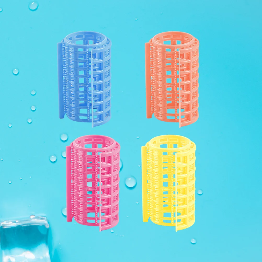 

12 Pcs Decorative Hair Clips Curling Styling Tools Scroll Wheel Sponge Hair Curlers Hair Rollers Travel
