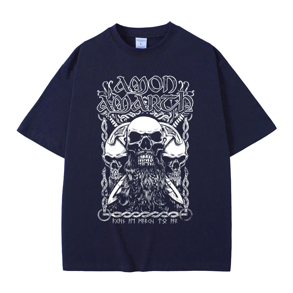 Мужская Винтажная футболка с эмблемой рок-группы Amon Amarth Jomsviking альбомная рисунком