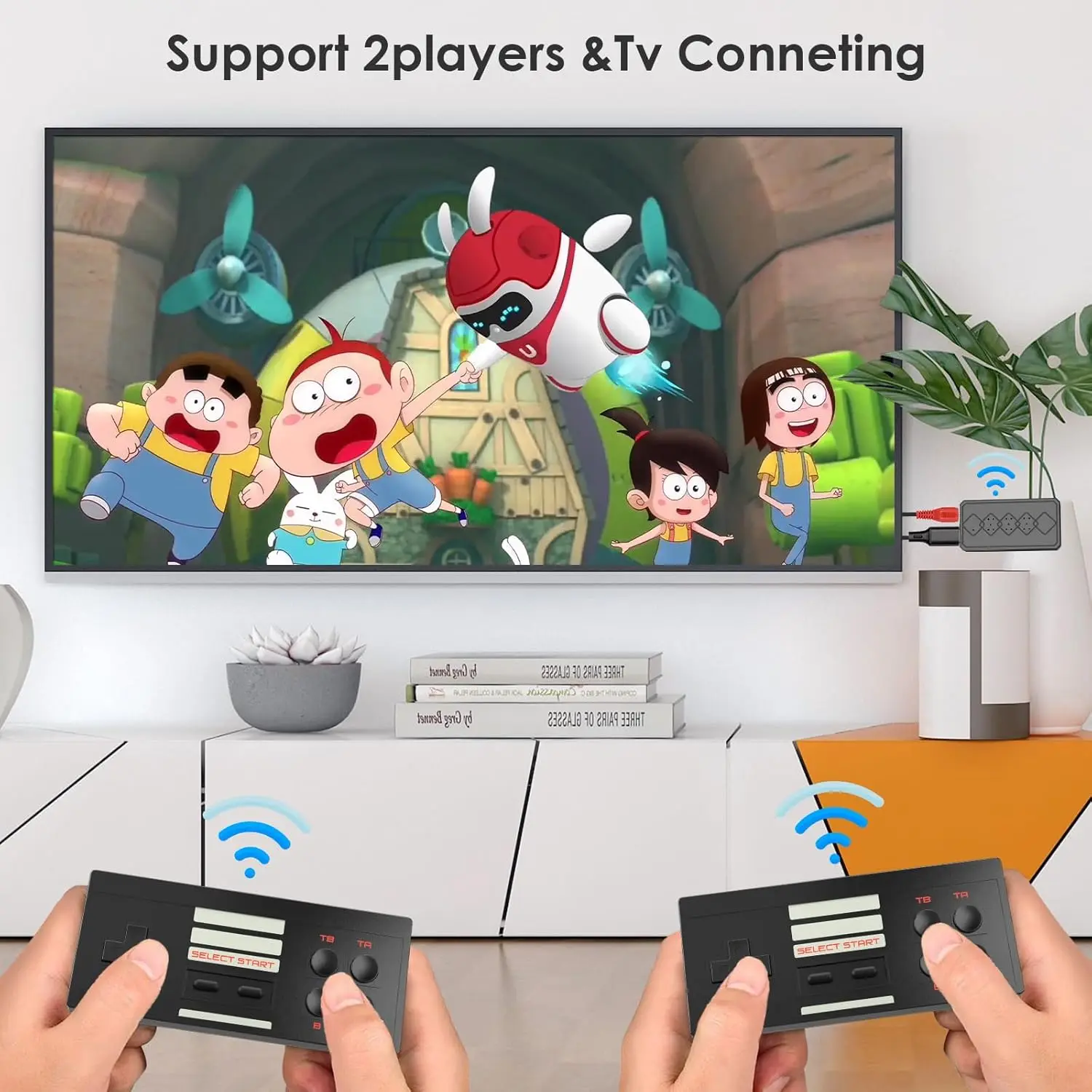 Мини ТВ Ретро портативная игровая консоль AV выход 8 бит игровой джойстик