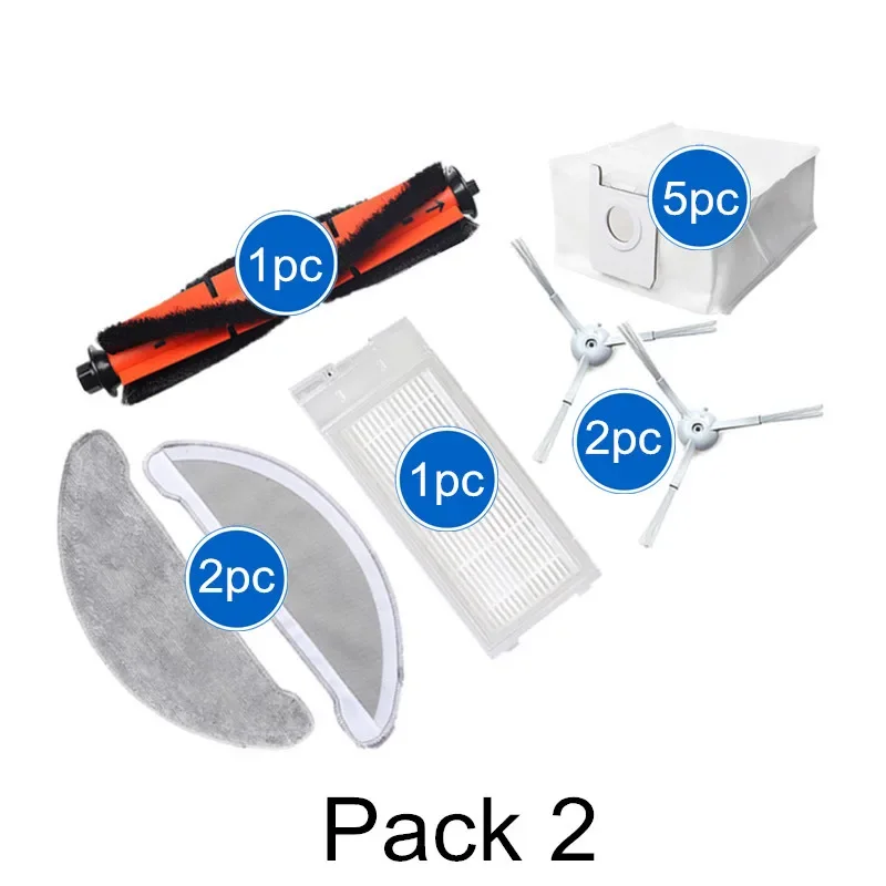 

Аксессуары для робота-пылесоса ROIDMI EVE Plus