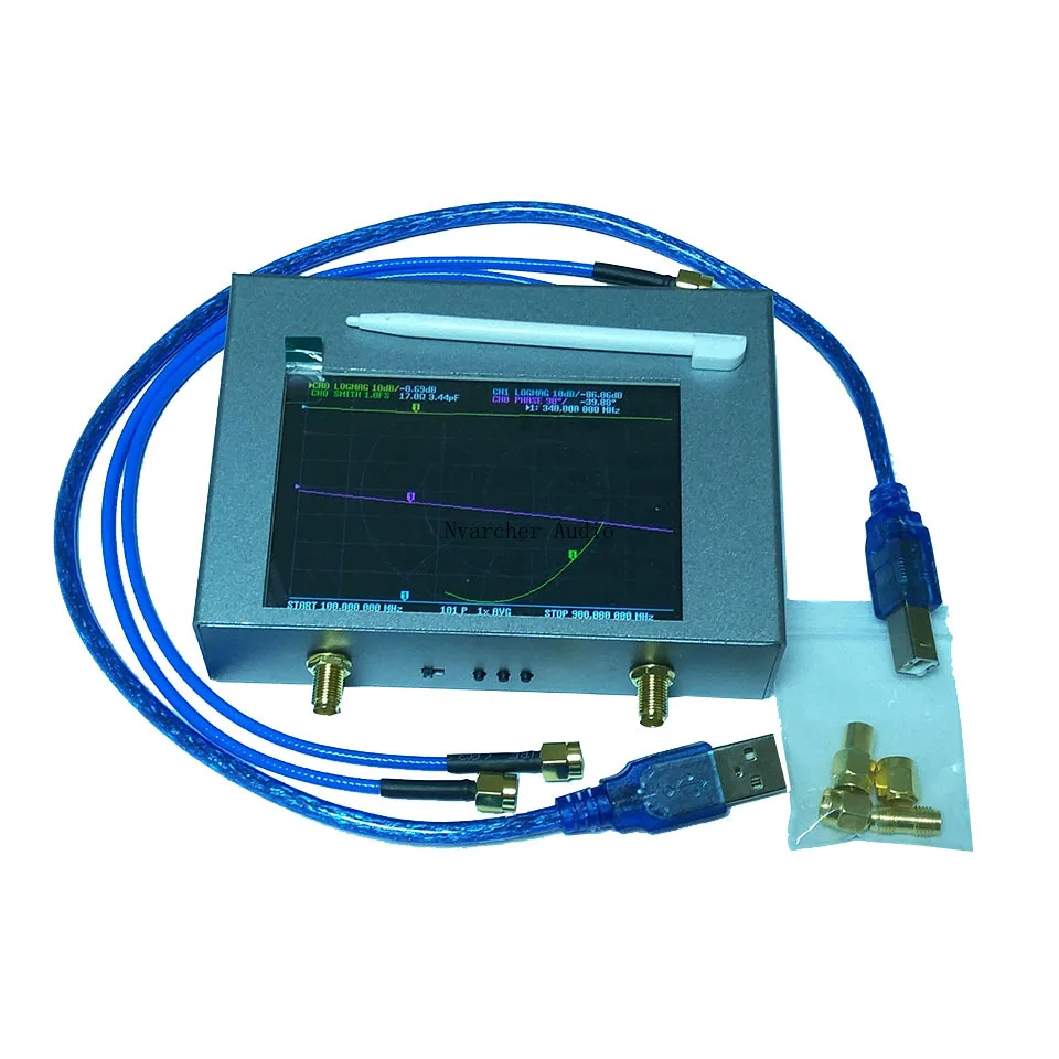 Векторный сетевой анализатор NanoVNA V2 Plus4 4 ГГц дюйма 50 кгц-4 коротковолновый HF VHF UHF