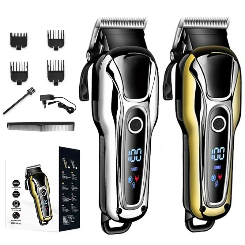 

barbershop cordless professional hair clipper for men rechargeable beard hair trimmer fade haircut machine lithium Ion