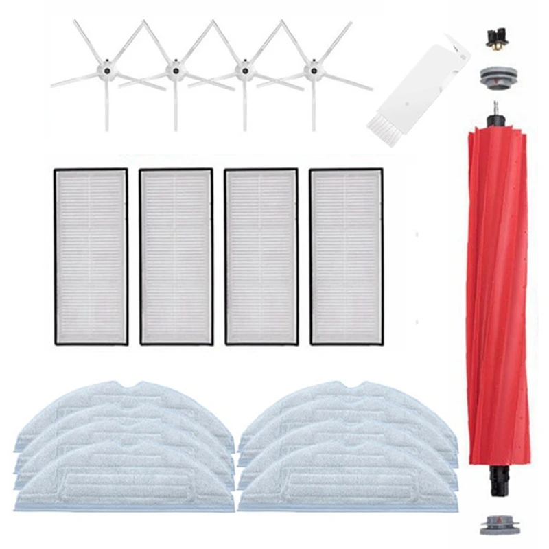 

For Xiaomi Roborock S7 T7S T7 Plus HEPA Of Filter Main Brush Mop Cloth Side Brush Vacuum Cleaner Accessories