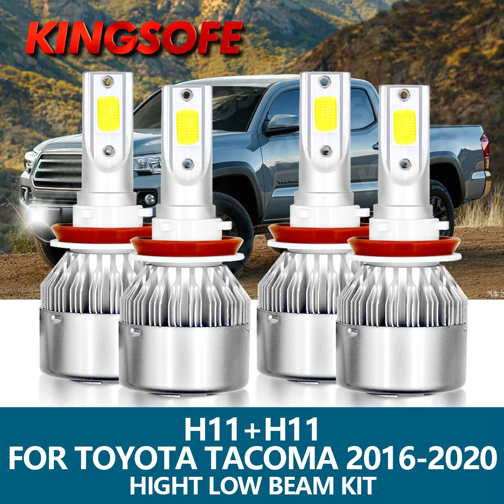 

4 светодиодный т., автомобисветильник светодиодные ламсветильник H11, 6000 лм, 72 Вт, 2016 к