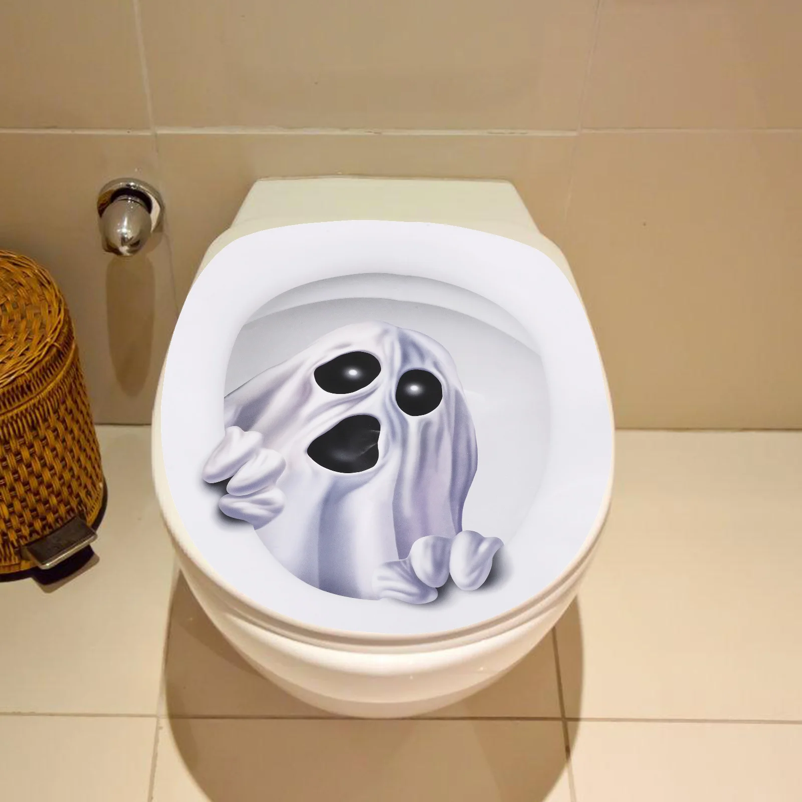 3d наклейка на туалет водонепроницаемые плакаты наклейки для спальни декор дома с