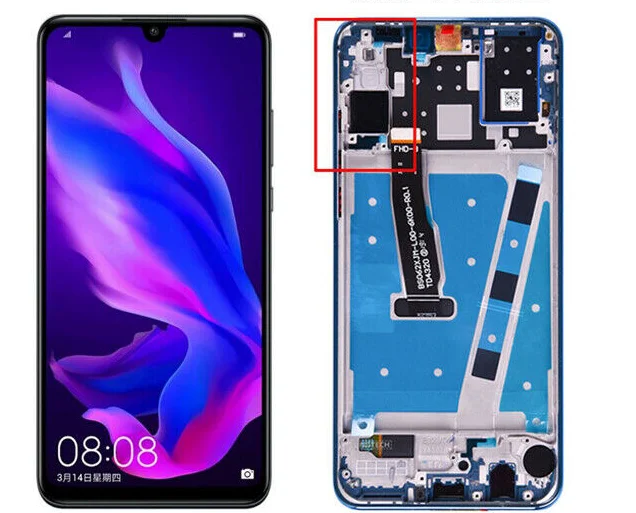 

LCD Touch Screen Digitizer + Frame For Huawei P30 Lite 48MP version