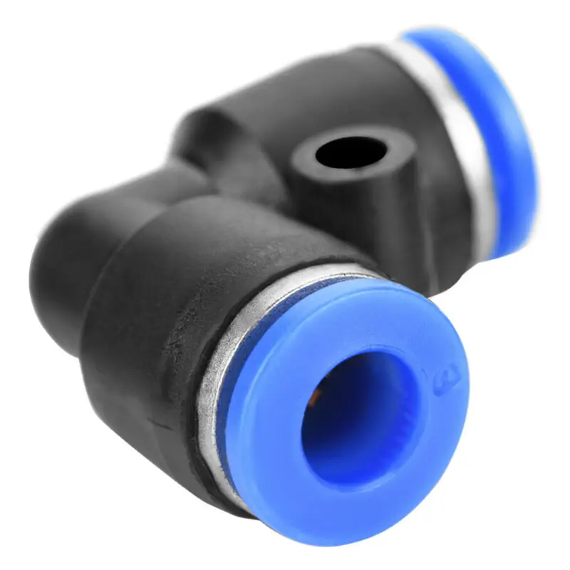 

40Pcs OD 6mm Tube 1/4 Inch Pneumatic Connector Air Line Quick Fittings Plastic Elbow Straight Connector T-Connector Y-Connector
