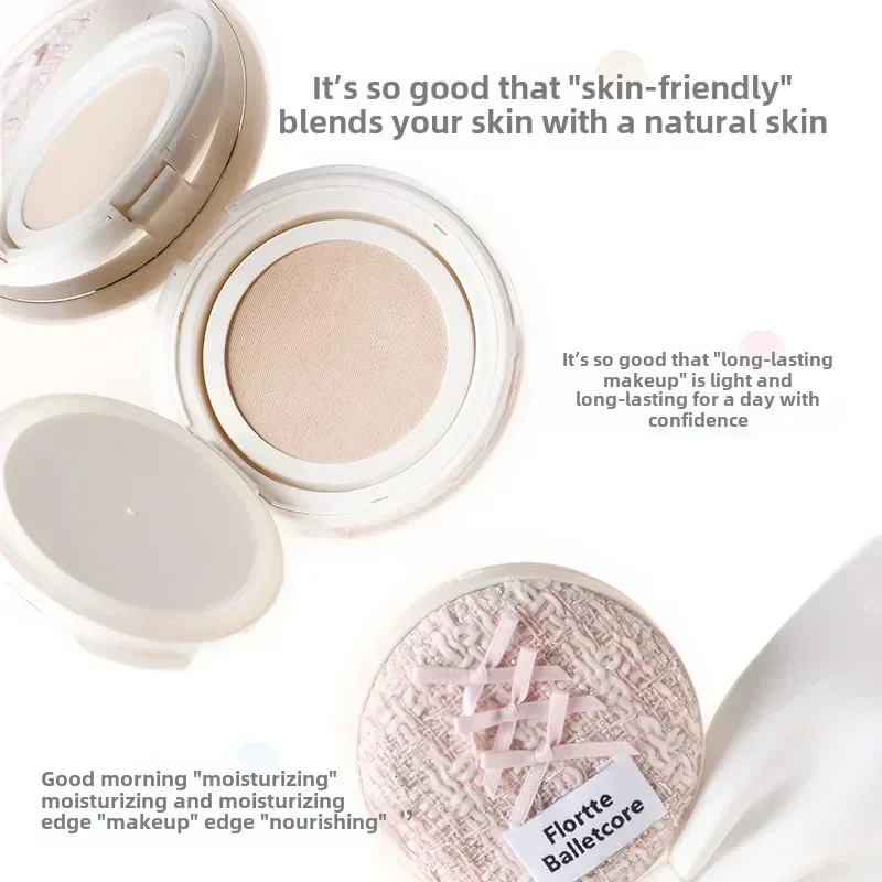 FLORTTE Ballet Series Soft Mist Matte Foundation Воздушная подушка BB-крем Контроль жирности Консилер