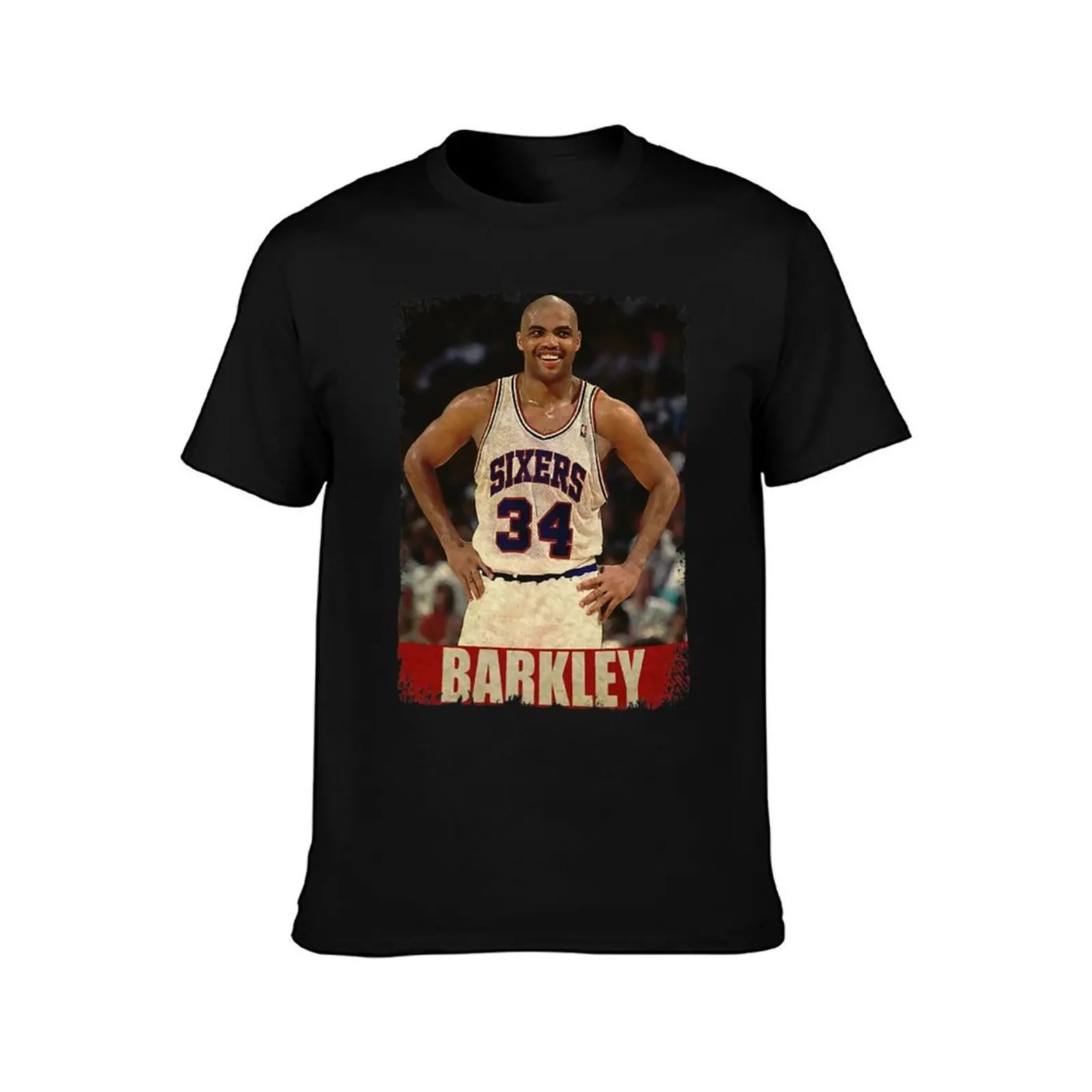 Фото Футболка Charles Barkley - RETRO STYLE 1, повседневный топ для активного отдыха больших размеров №2