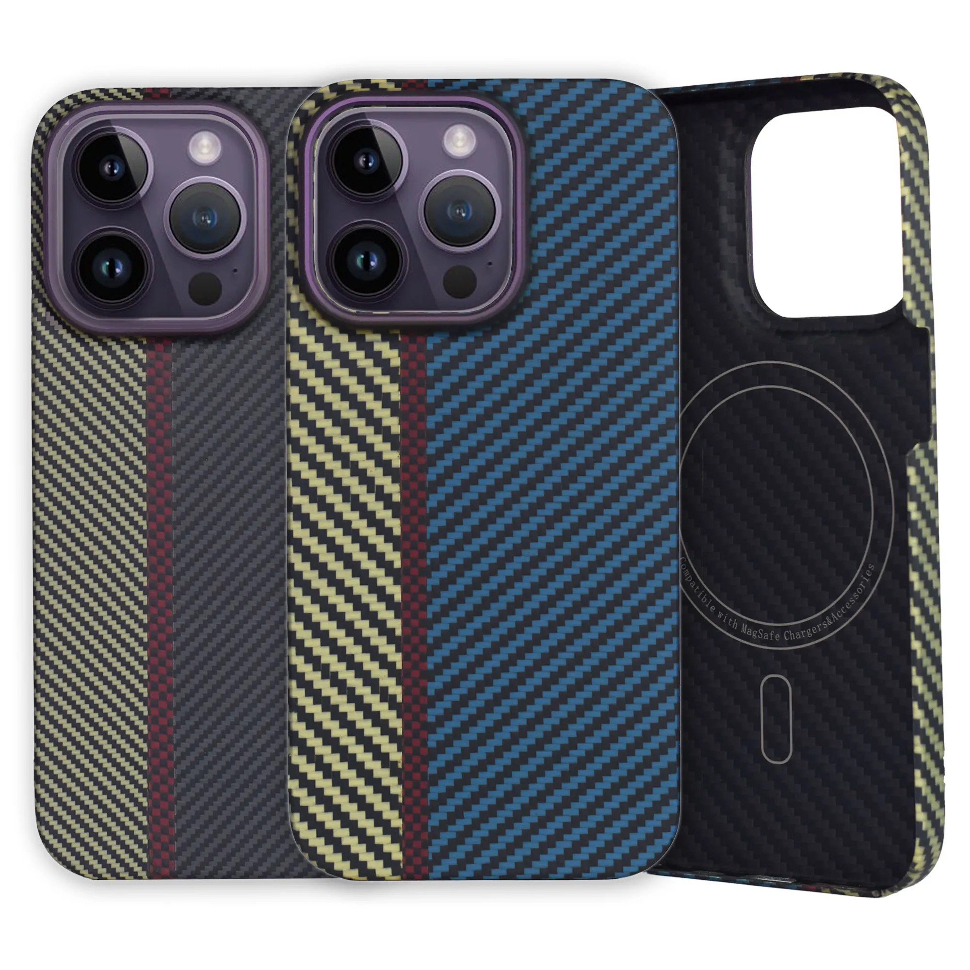 

Real Pure Carbon Fiber Case For iPhone 14 13 12 Pro Max Case Aramid Fiber Ultra Thin Phone Cover for magsafe iPhone 14 13 Pro