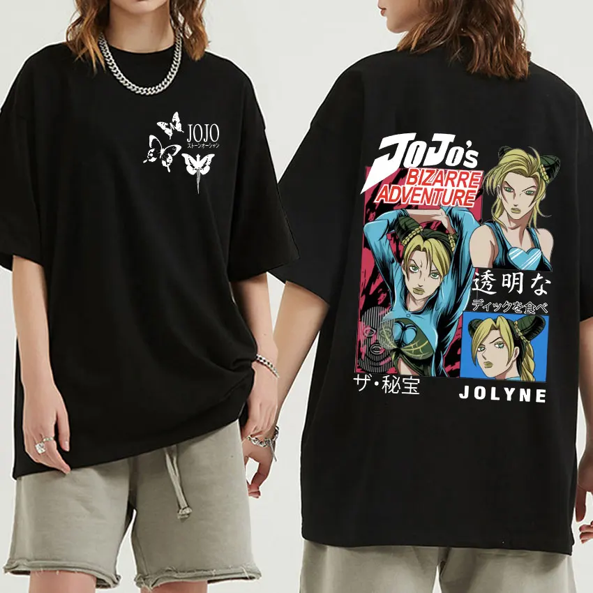 

Футболка Мужская/Женская х/б с аниме «Невероятные приключения Джоджо»