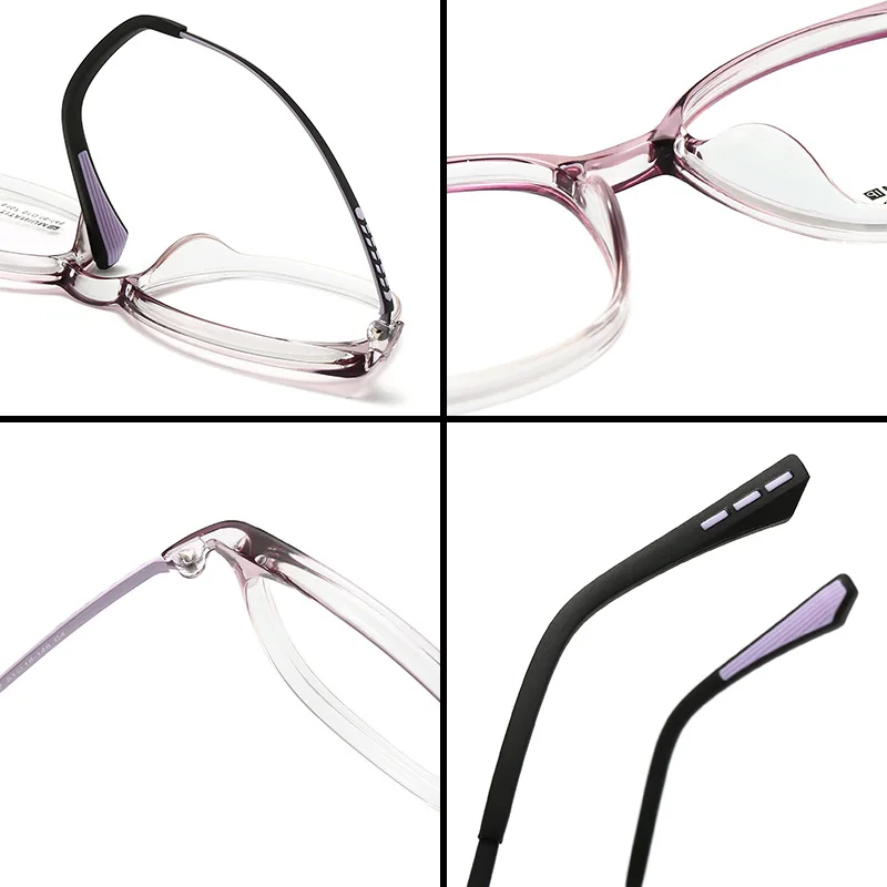 TFTB модные ретро овальные женские очки сверхлегкие TR90 из чистого титана мужские