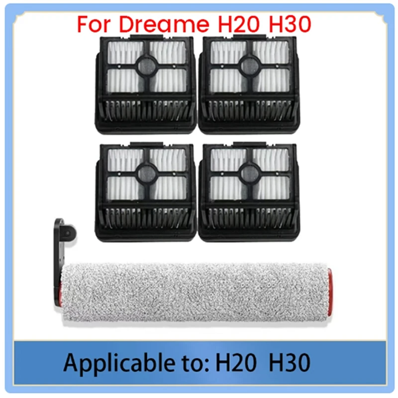 

Replacement Parts For Dreame H20 H30 Vacuum Cleaner Spare Parts Floor Scrubber Roller Brush Hepa Filter