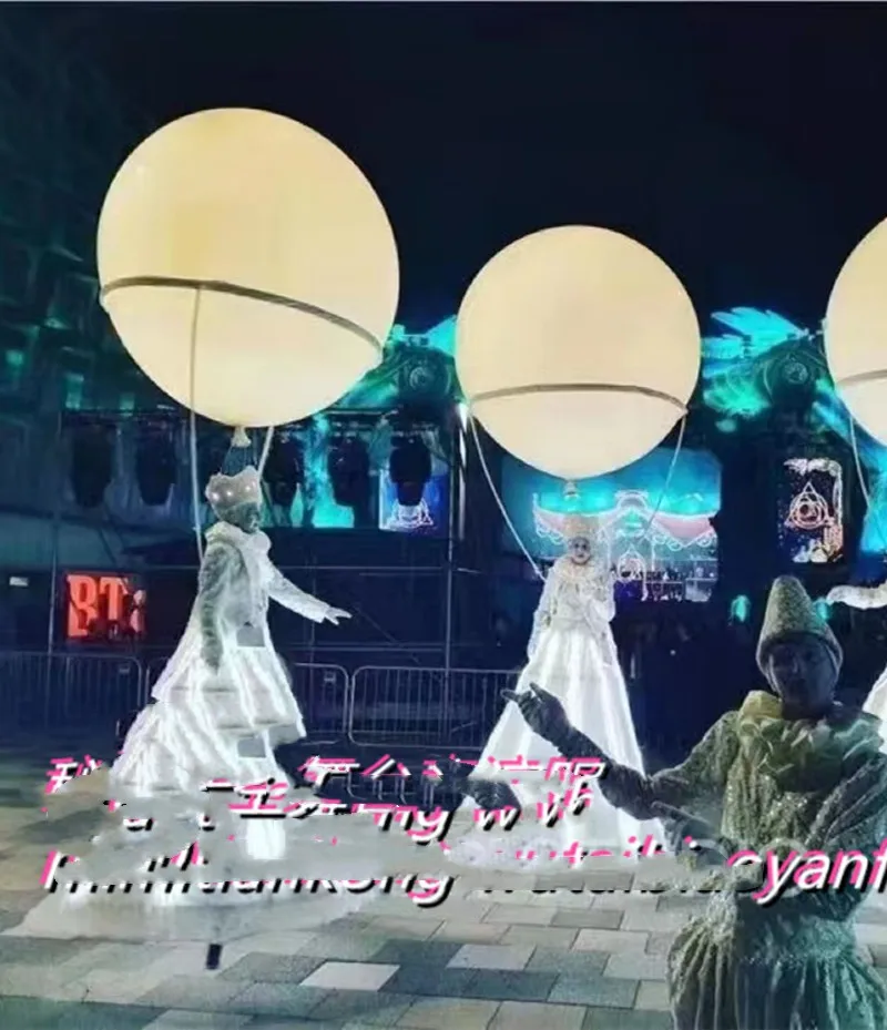 Бар светящаяся луна костюм для представлений большая Интерактивная