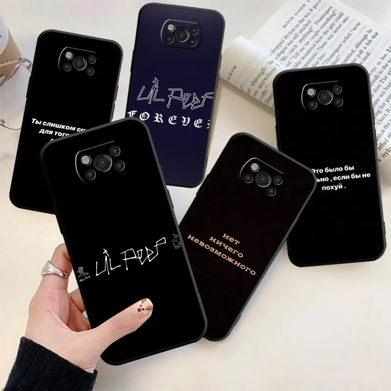 

Russian Quotes Words Phone Case For For Xiaomi Poco M5 X3 X4 X5 NFC M3 C40 Pro For MI 12 11 10T 12T Lite Note 10 Cover Black