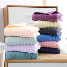 Cotton Bath Towel for Home and Comfort Absorbent Quick Dry Face Towel Hotel Sauna Bathroom Products 34*75cm (1)