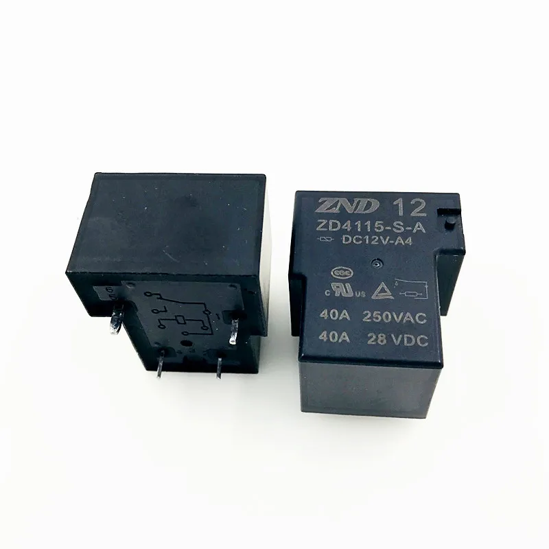 

2pcs Relay ZD4115-S-A 12VDC 30A 4 feet normally open T90 HF / JQX-15F