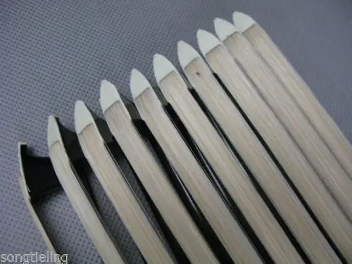 10 шт. лучшего мастера черный углеродное волокно Виолончель Лук 4/4 #7204