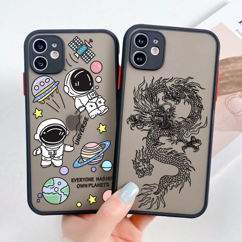 

Case For iPhone 13 Pro Max Fundas For iPhone 11 12 Pro XR XS Max 7 8 Plus 6S 6 Plus 13 12 Mini SE 2020 Hard PC Protection Covers