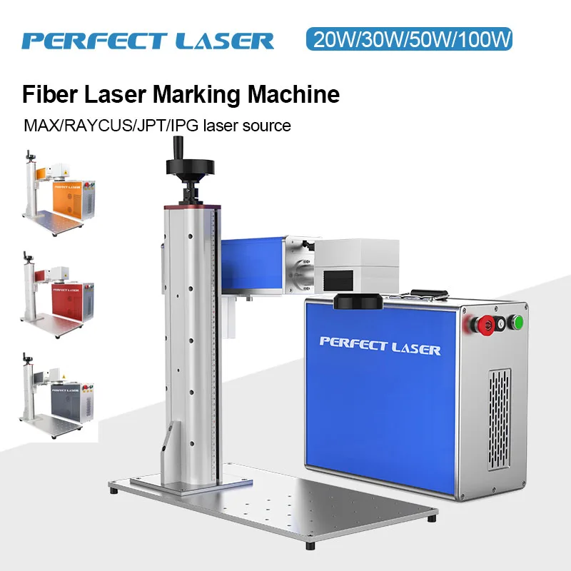 

20W/30W/50W Fiber Laser Marking Engraving Machine for Metal Jewelry Plastic High Precision Laser Engraver Etcher Customized