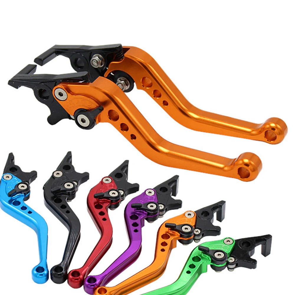 

2Pcs Aluminium Alloy Motorcycle Brake Handle Pump Lever Hydraulic Master Cylinder Clutch Drum Brake Lever Handle