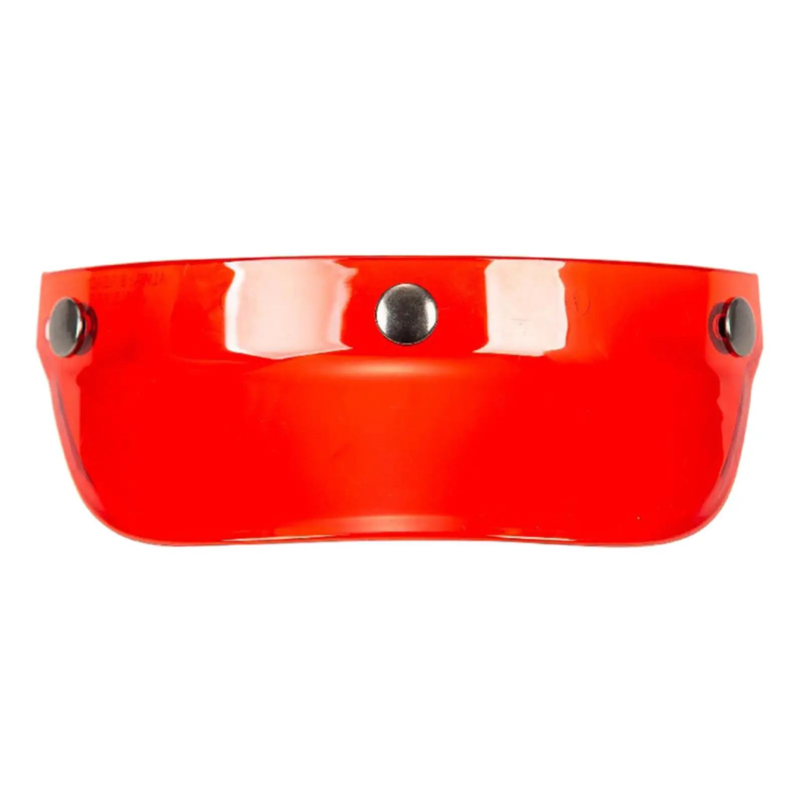 

Black 3 Snap Motorcycle Helmet Visor Peak UV Protector