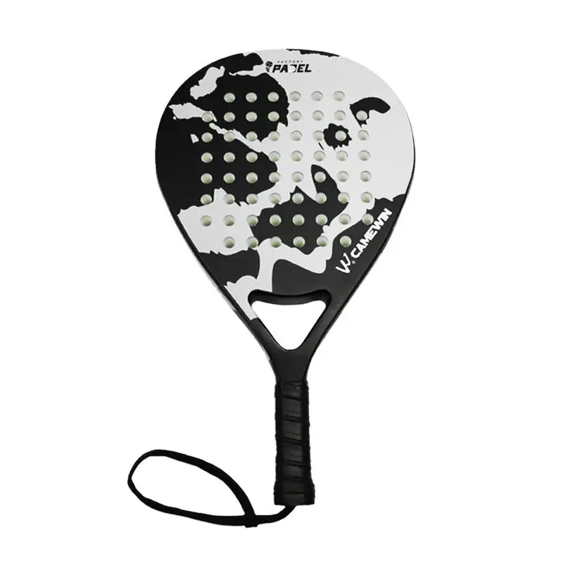 

Paddle Tennis Racket Paddle Tennis Rackets With Carry Bag Carbon Fiber Grit Face With EVA Memory Foam Core Full BeachTennis