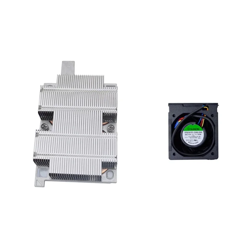 Новинка для DELL PowerEdge RR40 2-й серверный процессор комплект радиатора охлаждающий