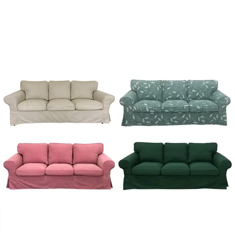 Чехол для дивана из льна и хлопка с рисунком кошки