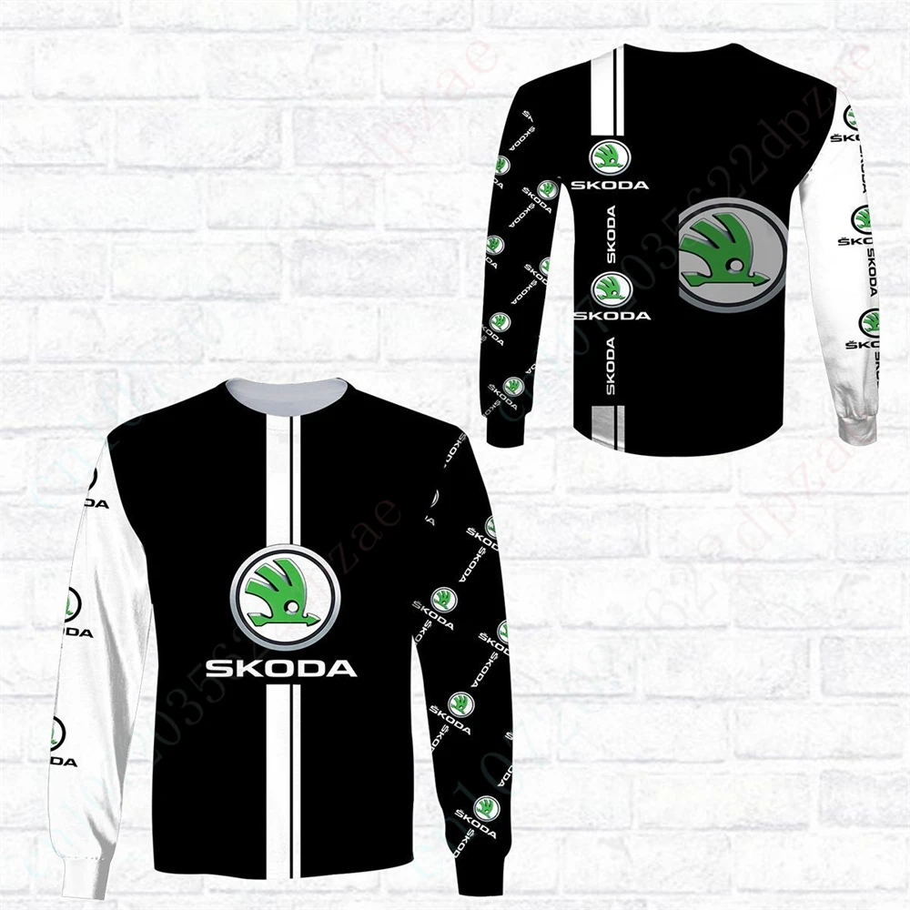 

Skoda T-shirts Harajuku Streetwear Anime 3D Printing T Shirt For Men's Clothing Casual Sweatshirt Essentials O Neck Long Sleeve