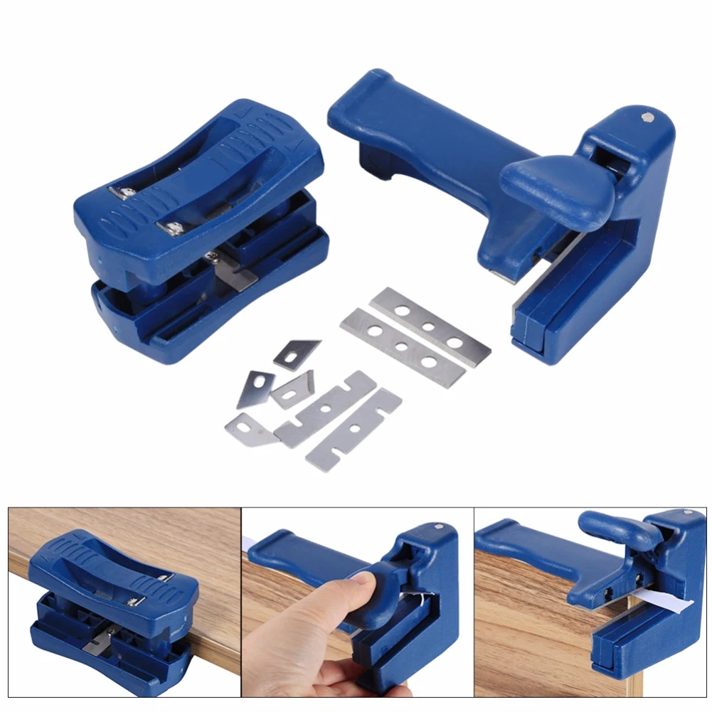 

Wood Side Banding Machine Set Double Edge Trimmer Wood Head and Tail Trimming for Plastic PVC Plywood Manual Woodworking Tools