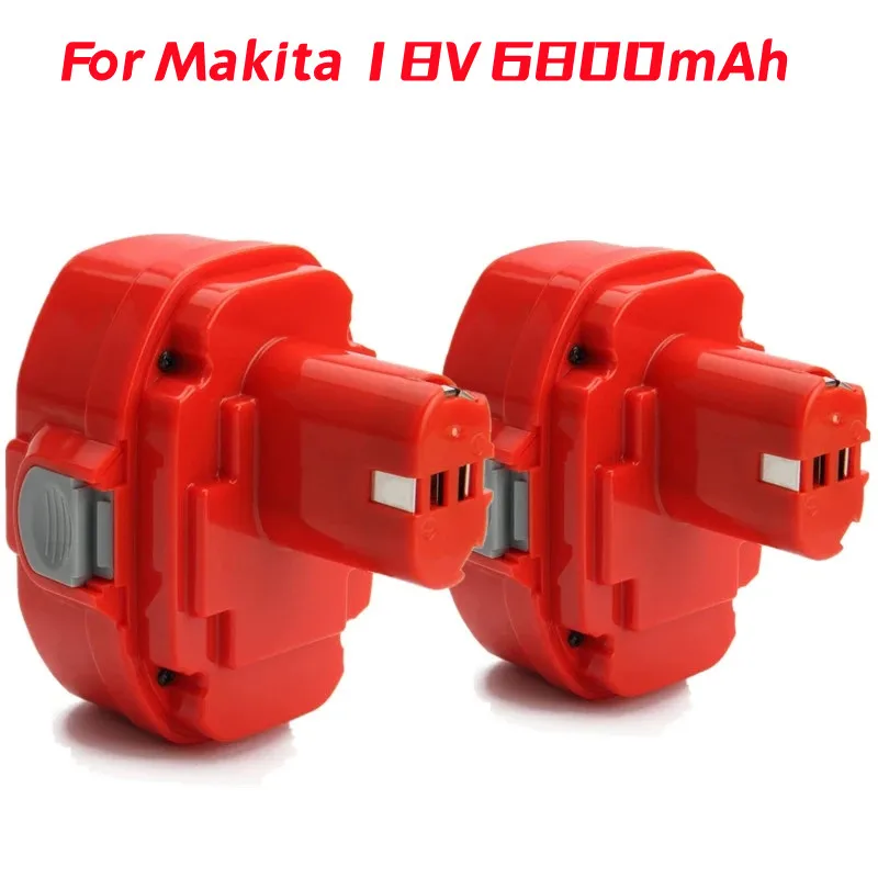 

Ni-MH 18V 6800mAh Replacement Battery for Makita PA18 1822 1823 192826-5 193159-1 193140-2 Fit for Makita 4334D 5046DA 6343D