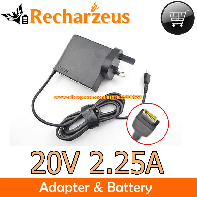 

Оригинальная вилка Великобритании для Lenovo ADLX45UDCK2A ADLX45 00HM631 A10E75811 01FR032 адаптер переменного тока 20 в 2,25 а 45 Вт 12 В 3A зарядное устройство MIIX720 T840S