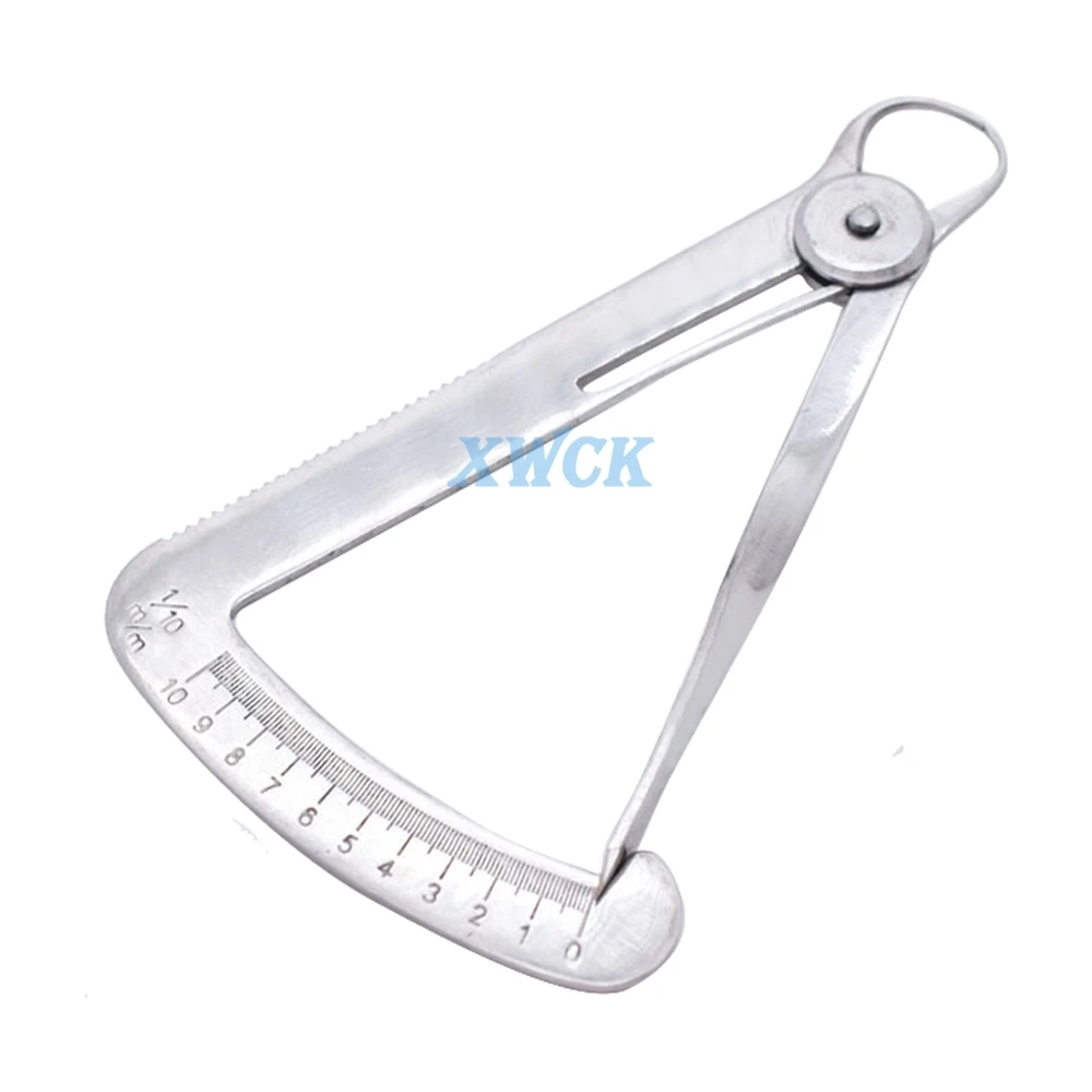 Цветной стоматологический штангенциркуль из нержавеющей стали металлический